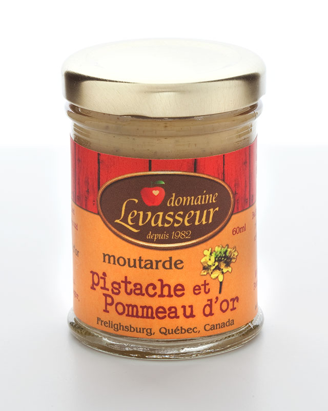 Domaine Levasseur Pistachio mustard and gold pommel