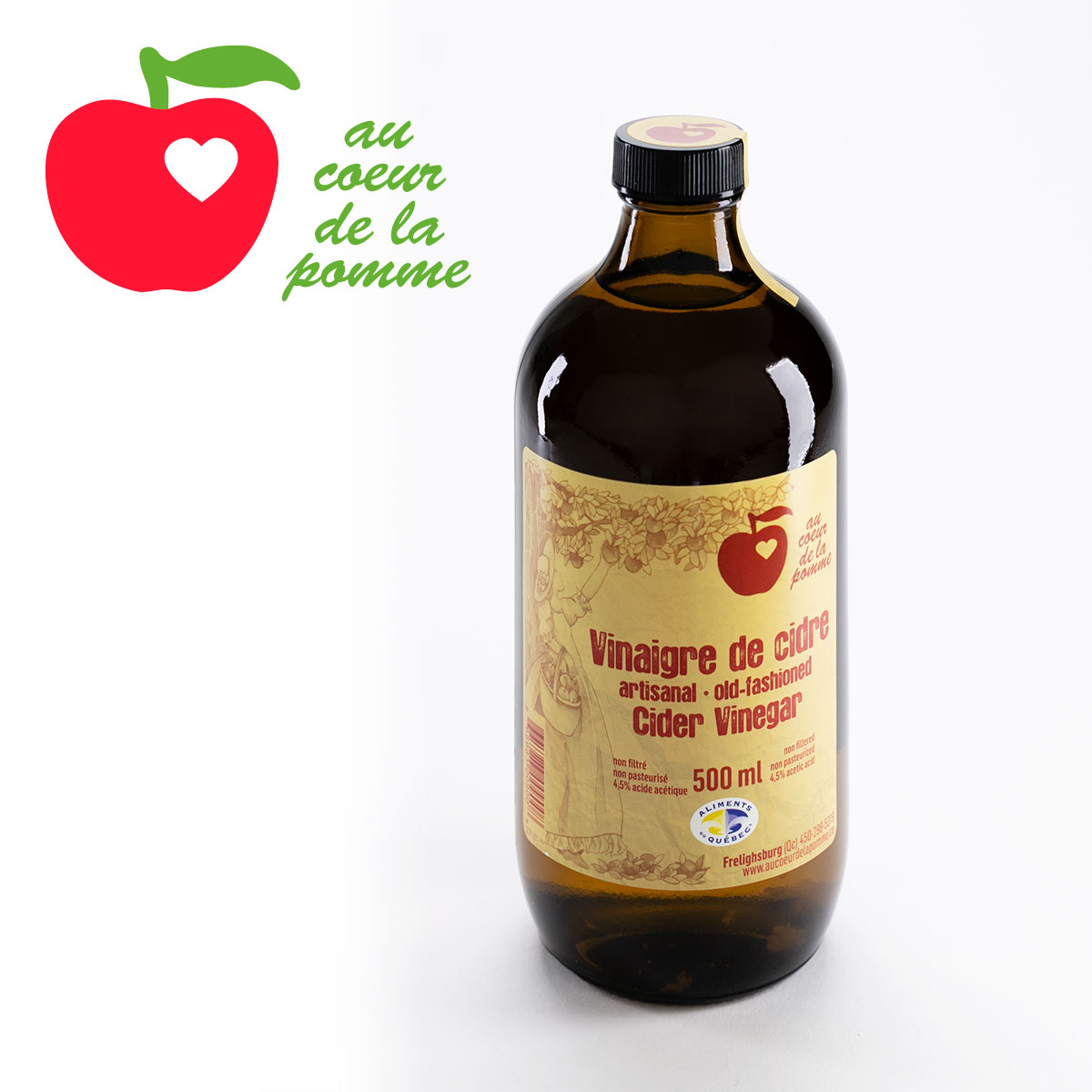ARCHI'V - Vinaigre de cidre bio à base de pommes de Normandie – French  Blossom
