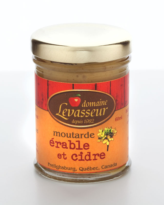 Moutarde érable et cidre Domaine Levasseur
