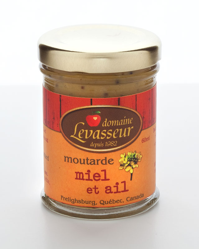 Moutarde miel et ail Domaine Levasseur